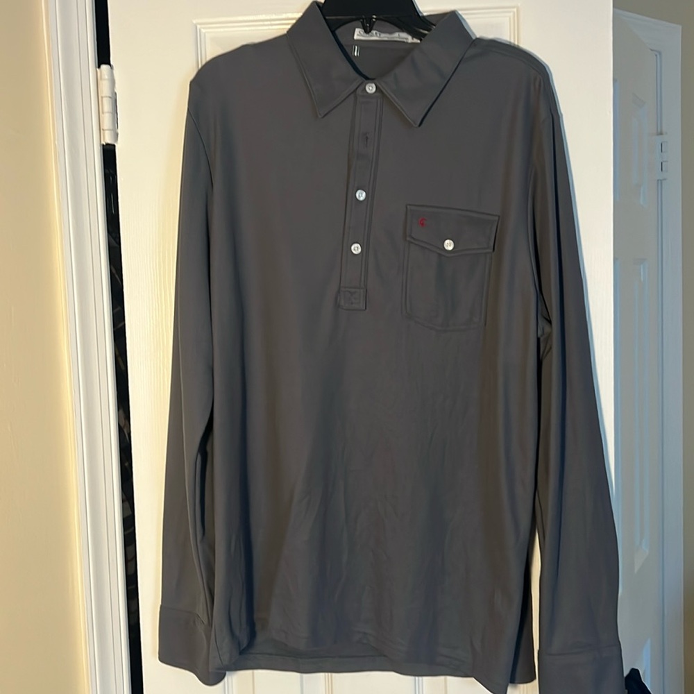 Criquet mens long sleeve players shirt